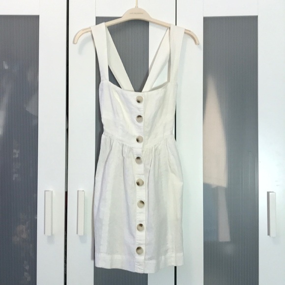 Free People White Linen Dress - Picture 4 of 6